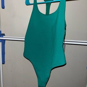 ALO Yoga Green Bodysuit